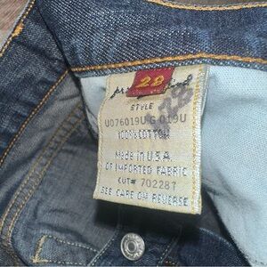 7 For All Mankind Indigo Straight Leg Jeans
